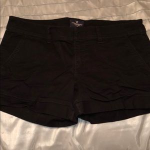 Black American Eagle midi shorts